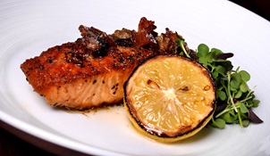 The Prime Rib at Live! Casino & Hotel Maryland - Alaskan Salmon Seared With Maple Bacon Butter