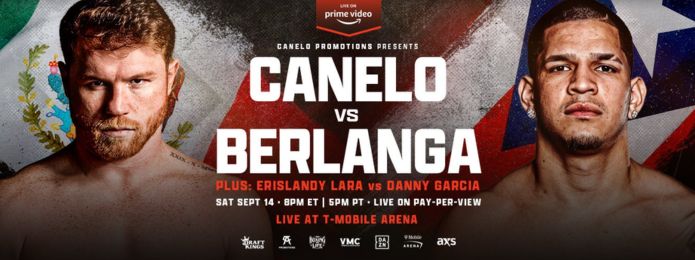 Canelo vs Berlanga Pay Per View card