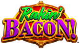 Rakin’ Bacon Slot Machine Logo