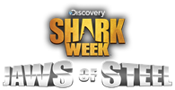 Shark Week with Jaws of Steel Slot Machine Logo